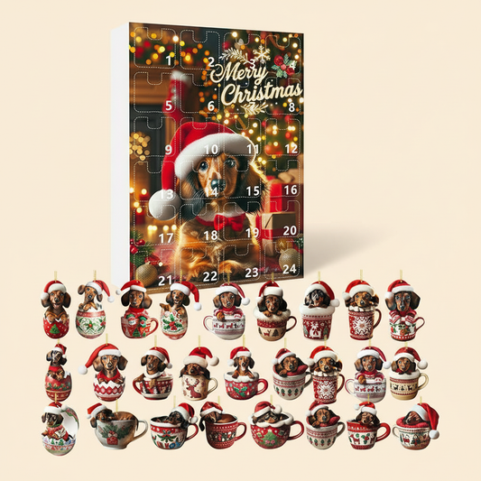 Dachshund Christmas Countdown Fun